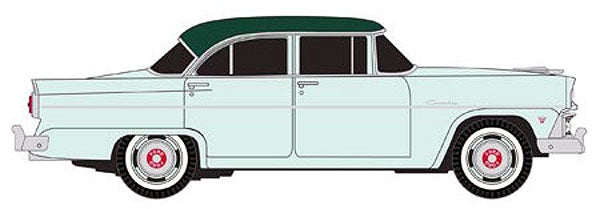 Classic Metal Works 30383 HO Mini Metals Neptune Green '55 Ford Customline Car