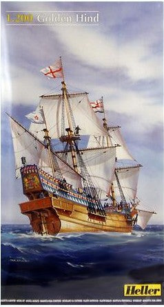 Heller 80829 1:200 Golden Hind Sailing Ship Model Kit