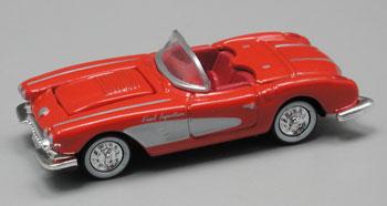Classic Metal Works 30138 HO Mini Metals Red Chevrolet '58 Corvette Roadster Car
