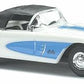Busch 45407 1:87 56 Corvette Convertible Top Up American Graffiti Blue White