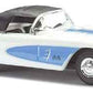 Busch 45407 1:87 56 Corvette Convertible Top Up American Graffiti Blue White