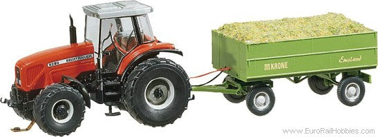 Faller 161536 HO 1:87 MF Tractor w/Trailer