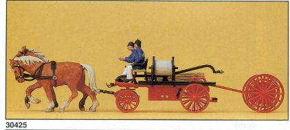 Preiser 30425 HO Around 1900 Hand Pressure Fire Pump Figures (Set of 4)