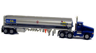 Model Power 16007 1:87 Short Haul Tractor w/Tank Trailer Sunco
