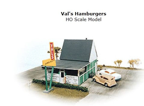 JL Innovative Design 131 HO Vals Hamburger Restaurant Kit