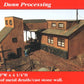 JL Innovative Design 151 HO Dunn Processing Co. Wooden Building Kit