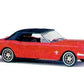 Busch 47501 HO Scale Red W/Black Top '64 Ford Mustang Convertible