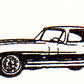 EKO 2098 HO Scale Gray Vintage Jaguar E Type Coupe E
