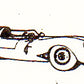 EKO 2100 HO Scale Gray Jaguar Racer Plastic Car