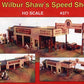 JL Innovative Design 371 HO Wilbur Shaw's Speed Shop Wooden Kit