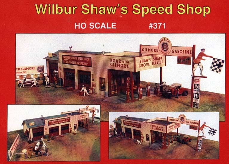 JL Innovative Design 371 HO Wilbur Shaw's Speed Shop Wooden Kit