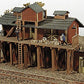 JL Innovative Design 190 N Scale Brookside Ice House Wooden Building Kit