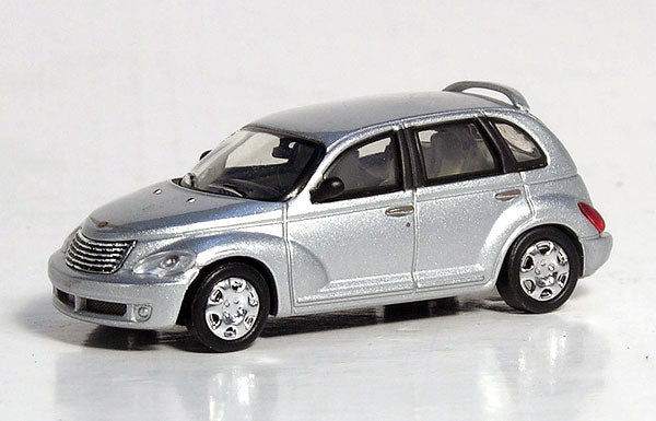 Ricko 38461 1:87 Scale Metallic Silver Chrysler PT Cruiser