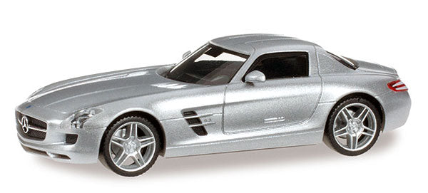 Herpa 034411 HO Mercedes-Benz SLS AMG Coupe in Iridium Metallic Silver