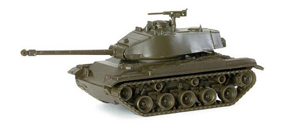 Herpa 741262 1:87 Mini Tanks M41 Olive Drab Green Walker Tank Mostly Plastic