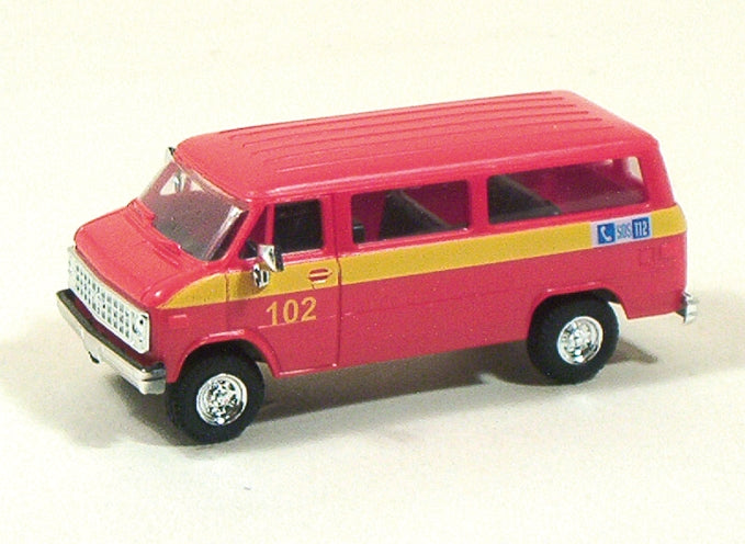 Trident Miniatures 90210 HO Chevrolet Van SDA 102 Stockholm
