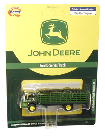 Athearn 8100 HO John Deere Stake Bed Ford C-Series Service Truck Hedrick, IA