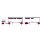 Athearn 91146 1:87 Consolidated Freightways Freightliner w/2-28" Trailers