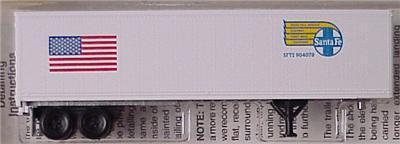 Micro-Trains 06600100 N Atchison, Topeka & Santa Fe 40’ Van Trailer #904078