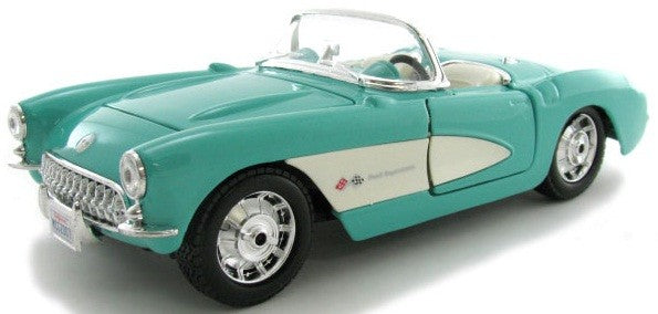 Maisto 31275TUR 1:24 1957 Chevrolet Corvette Convertible in Turquoise