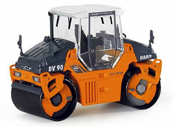 Herpa 154291 1:87 Hamm DV90 Tandem Roller - All or Mostly Plastic