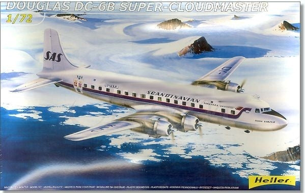 Heller 80315 1:72 DC6B Super Cloudmaster Military Aircraft Plane Model Kit