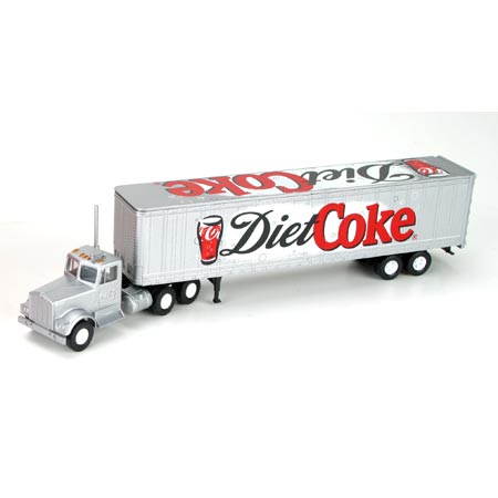 Athearn 8221 1:87 Tractor/Trailer Diet Coke Silver