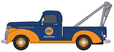 Classic Metal Works 30403 HO Mini Metals Gulf 1941/1946 Chevrolet Tow Truck