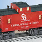 Lionel 6-36560 O Gauge Chesapeake & Ohio Illuminated Caboose #90876