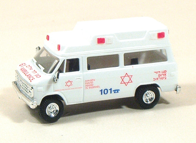 Trident Miniatures 90223 1:87 Israeli Ambulance