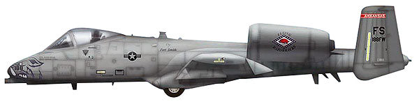 Hobby Master HA1318 1:72 A-10C Thunderbolt II 80-0188, 188FW Arkansas Aircraft