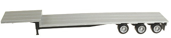 Herpa 5332 1:87 Trailer Only (No Tractor) - 48' Tri-Axle Drop Deck Trailer