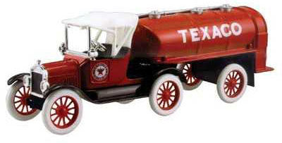Ertl 21461P 1:25 2004 Texaco #21 - 1918 Ford Runabout with Tanker Trailer Bank