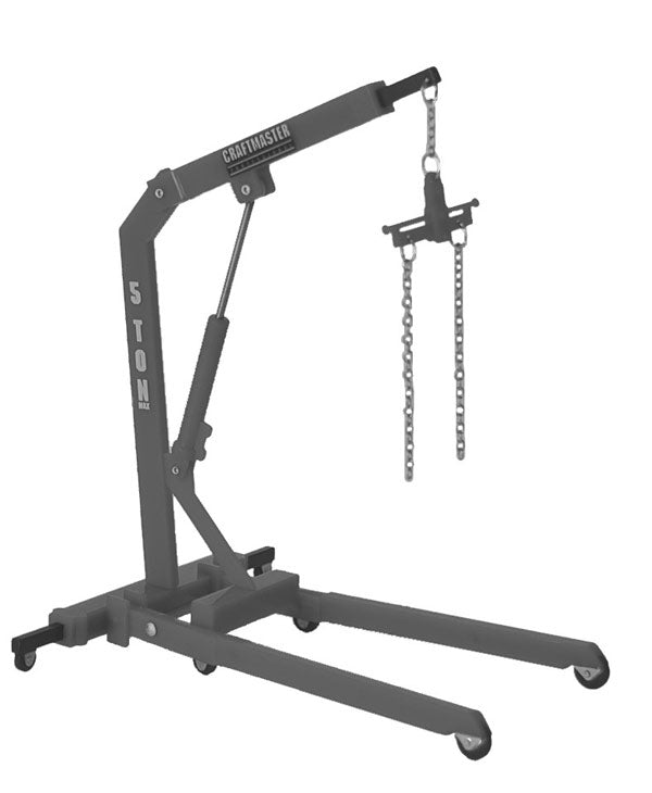 Hobby Gear 18435-A 1:24 Scale Gray Craftmaster Engine Hoist Model