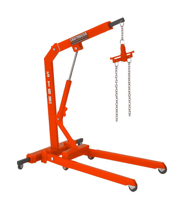 Hobby Gear 18435-C 1:24 Scale Red Craftmaster Engine Hoist Model