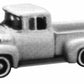 Alloy Forms 2021 1:87 1956 Ford Pickup 1 Ton Metal Kit