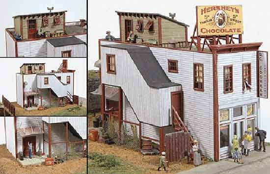JL Innovative Design 471 HO D.C. Cochran Confectionery Building Wooden Kit