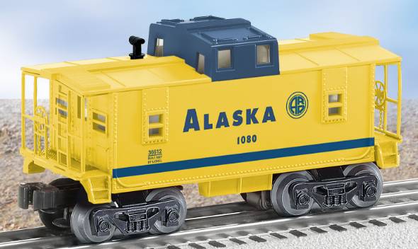 Lionel 6-36612 O Alaska RR Lighted Caboose NIB