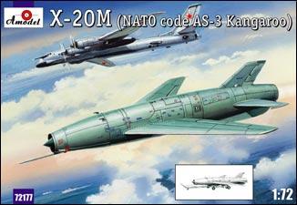 A Model from Russia 72177 1:72 X-20M Nato Code AS-3 Kangaroo Missiles Kit
