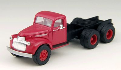 Classic Metal Works 31156 HO Mini Metals Swift's Red '41-46 Chevy Semi-Tractor