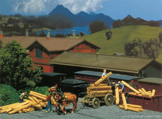 Faller 120228 HO Scale Horse-Drawn Wagon Plastic Kit