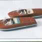 Preiser 17304 HO Motorboat Plastic Model Kit (Set of 2)