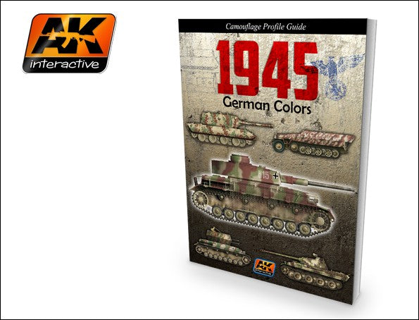 AK Interactive 403 1945 German Colors Camouflage Profile Guide Book