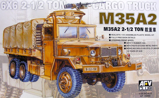 AFV Club AF35004 1:35 M35A2 2.5-Ton Cargo Truck Military Vehicle Model Kit