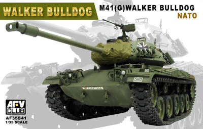 AFV Club AF35S41 1:35 Walker Bulldog M41(G) NATO Military Tank Model Kit