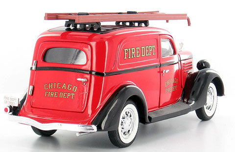 Uniques 18517 1:24 Chicago Fire Department - 1935 Ford Sedan Delivery Truck