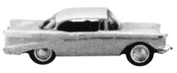 Alloy Forms H-2008 1:87 57 Bel Aire Coupe w/Engine