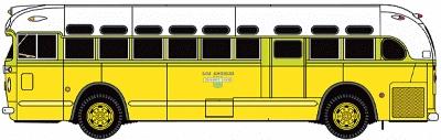 Classic Metal Works 52303 N Mini Metals NCL/LA Transit GMC TDH-3610 Transit Bus