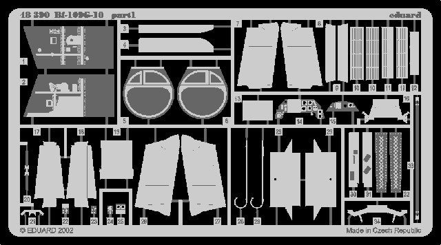 Eduard 48390 1:48 Aircraft Messerschmitt Bf-109 G-10 Military Airplane Kit Parts