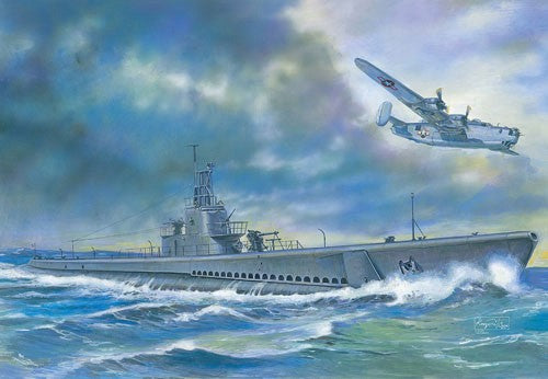 AFV Club SE73511 1:350 1943 US Gato Class Submarine Plastic Model Kit